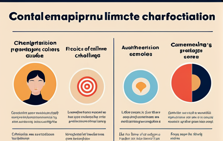 **
A visually appealing infographic template design on Canva, showcasing the four positioning strategies (leader, follower, challenger, nicher) with short descriptions and icons representing each. The background is light and professional, suitable for a marketing exam study guide. Focus on clear typography and harmonious colors typical of French design aesthetics.
**